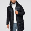 Meeste kapuutsiga tepitud pikem jope Ombre Clothing - Thumbnail Image 5