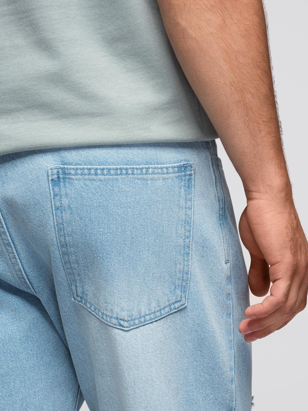 Meeste teksapüksid Ombre Clothing rebitud detailidega - Image 6