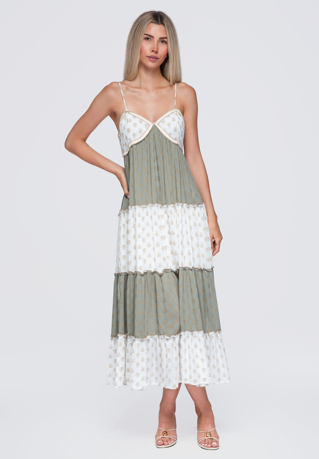 Ombre Clothing naiste kihiline viskoosist maksikleit - Image 2