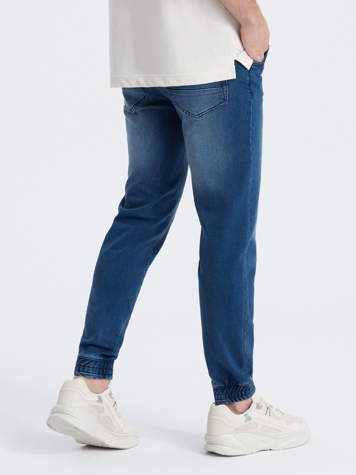 Meeste slim fit jogger-teksapüksid - Image 17
