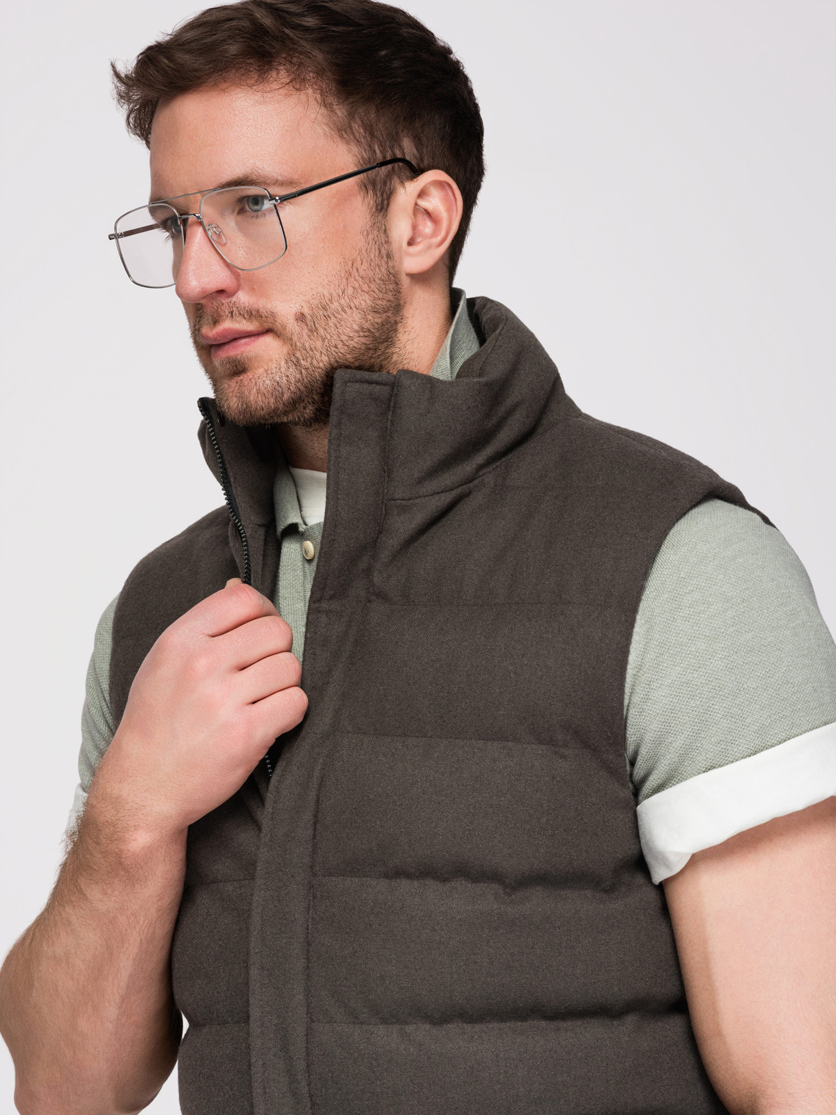 Meeste tepitud vest Ombre Clothing - Image 12