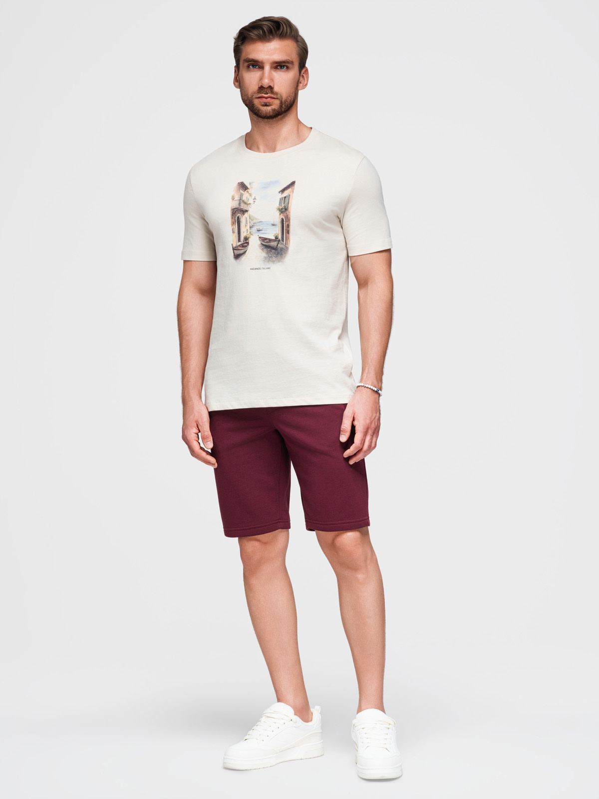 Meeste puuvillased dressilühikesed püksid Ombre Clothing - Image 21