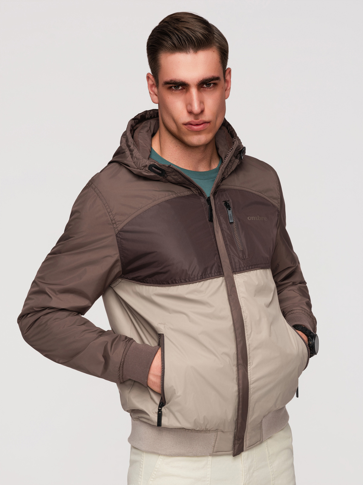 Ombre Clothing meeste kapuutsiga üleminekujope - Image 33