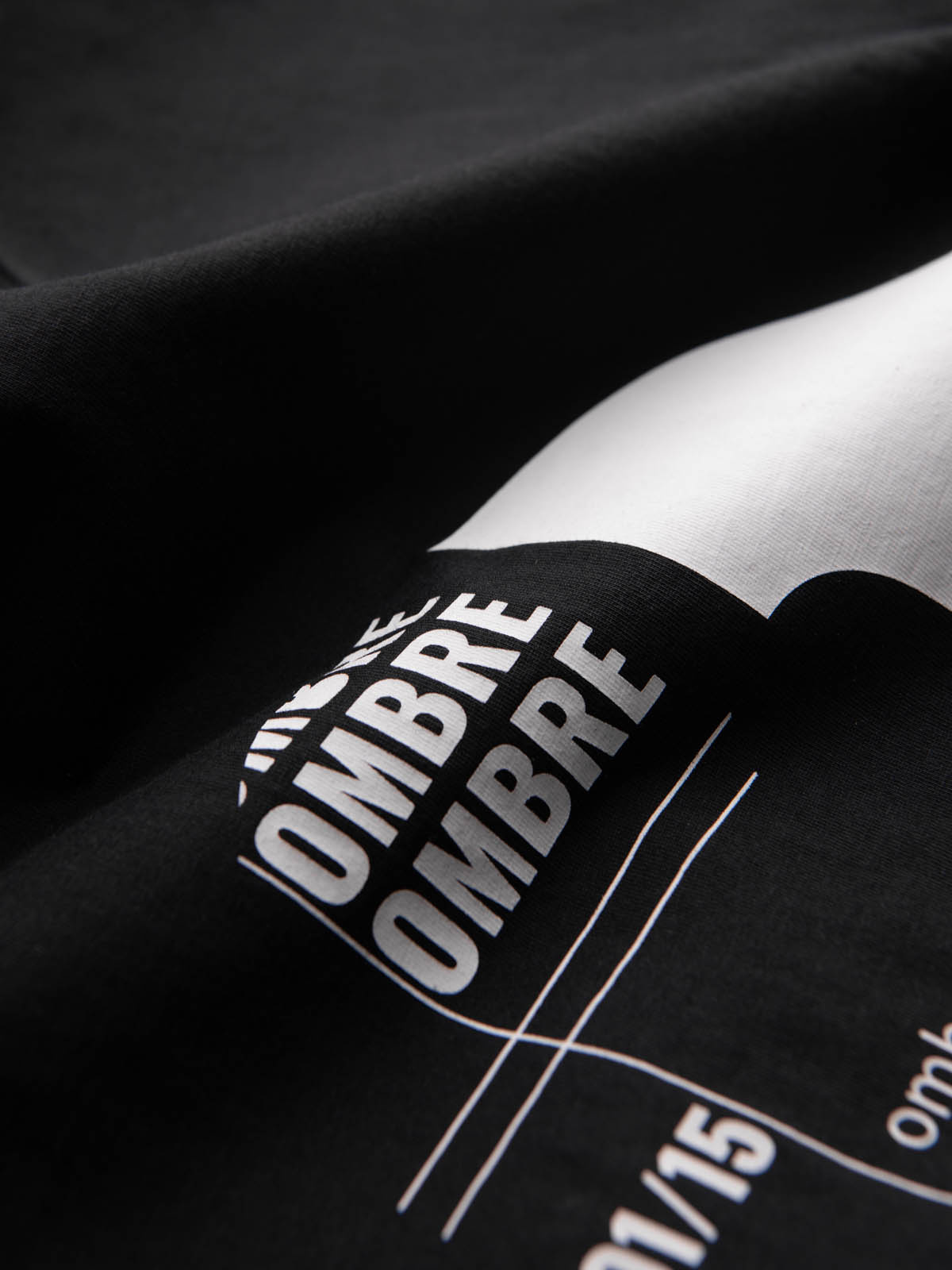 Ombre Clothing meeste trükisega puuvillane T-särk - Image 17