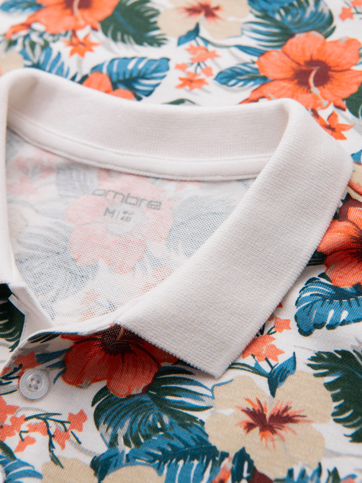 Meeste lillemustriga polosärk Ombre Clothing - Image 9