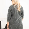 Kesi vabalt langev velvetist tuunika-kleit - Thumbnail Image 3