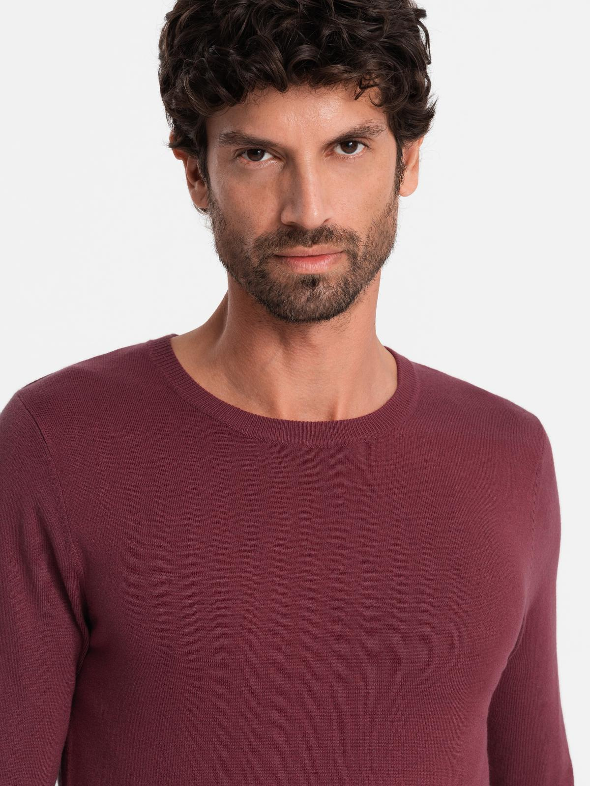 Ombre Clothing klassikaline ümara kaelusega meeste kampsun - Image 120