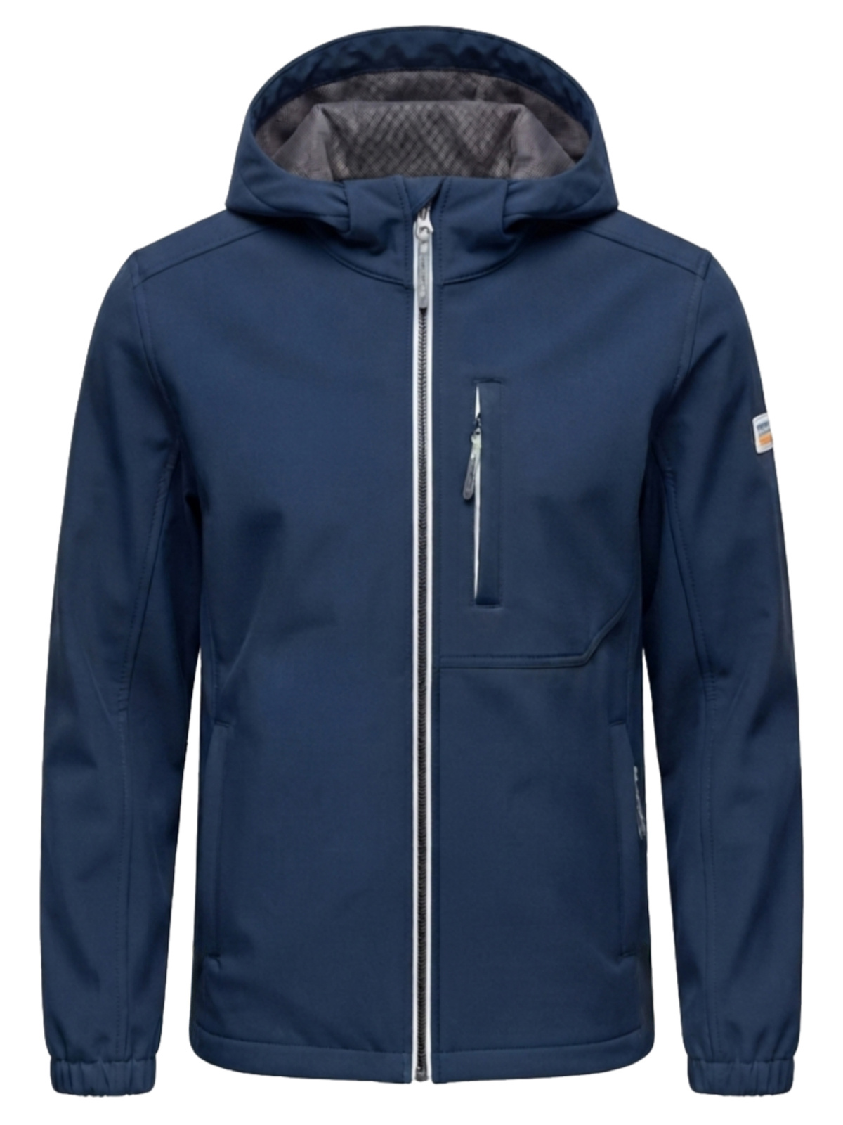 Meeste SOFTSHELL jakk kapuutsi ja fliisvoodriga – tumesinine - Image 1