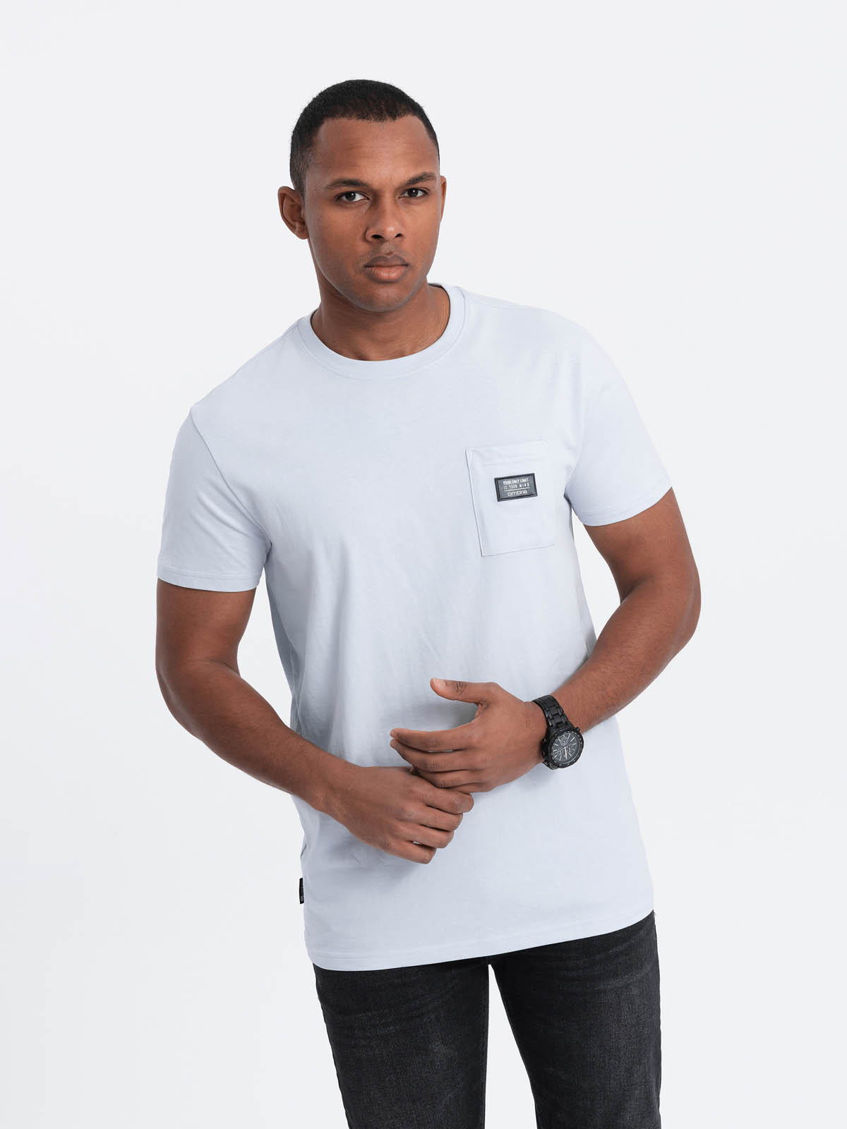 Meeste T-särk rinnataskuga Ombre Clothing - Image 38
