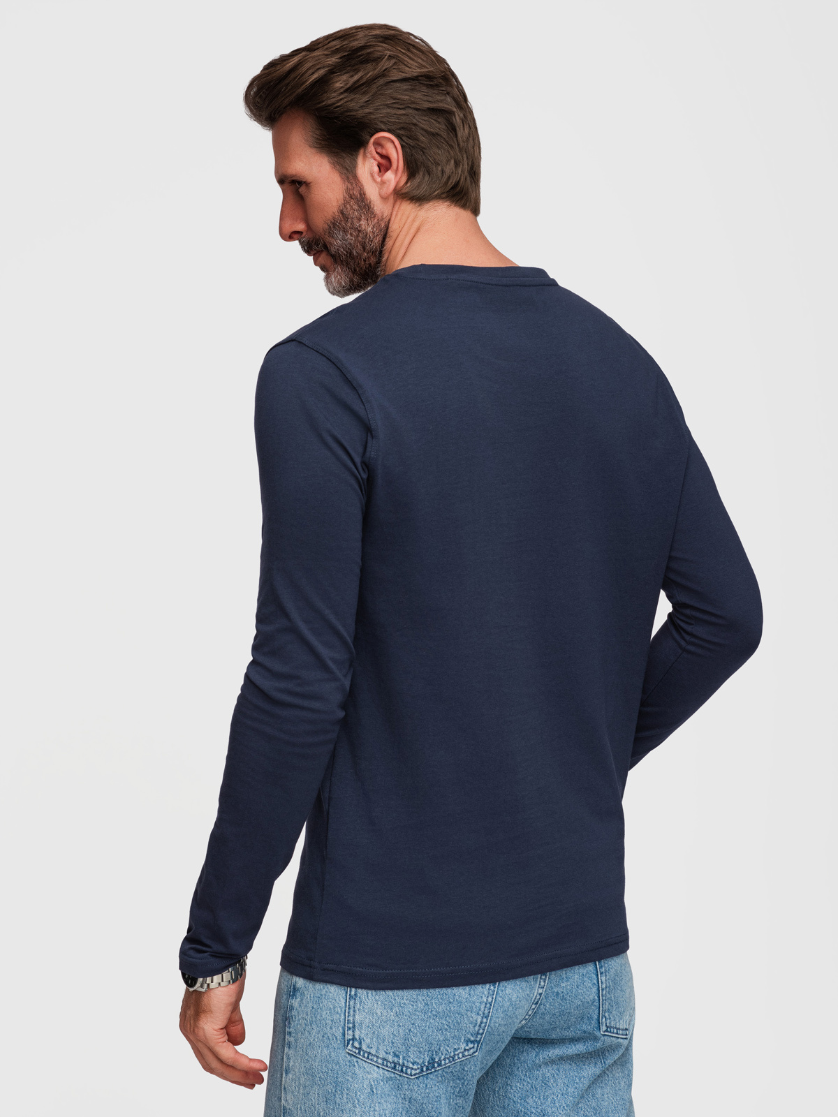 Meeste pikkade varrukatega T-särk Ombre Clothing - Image 14