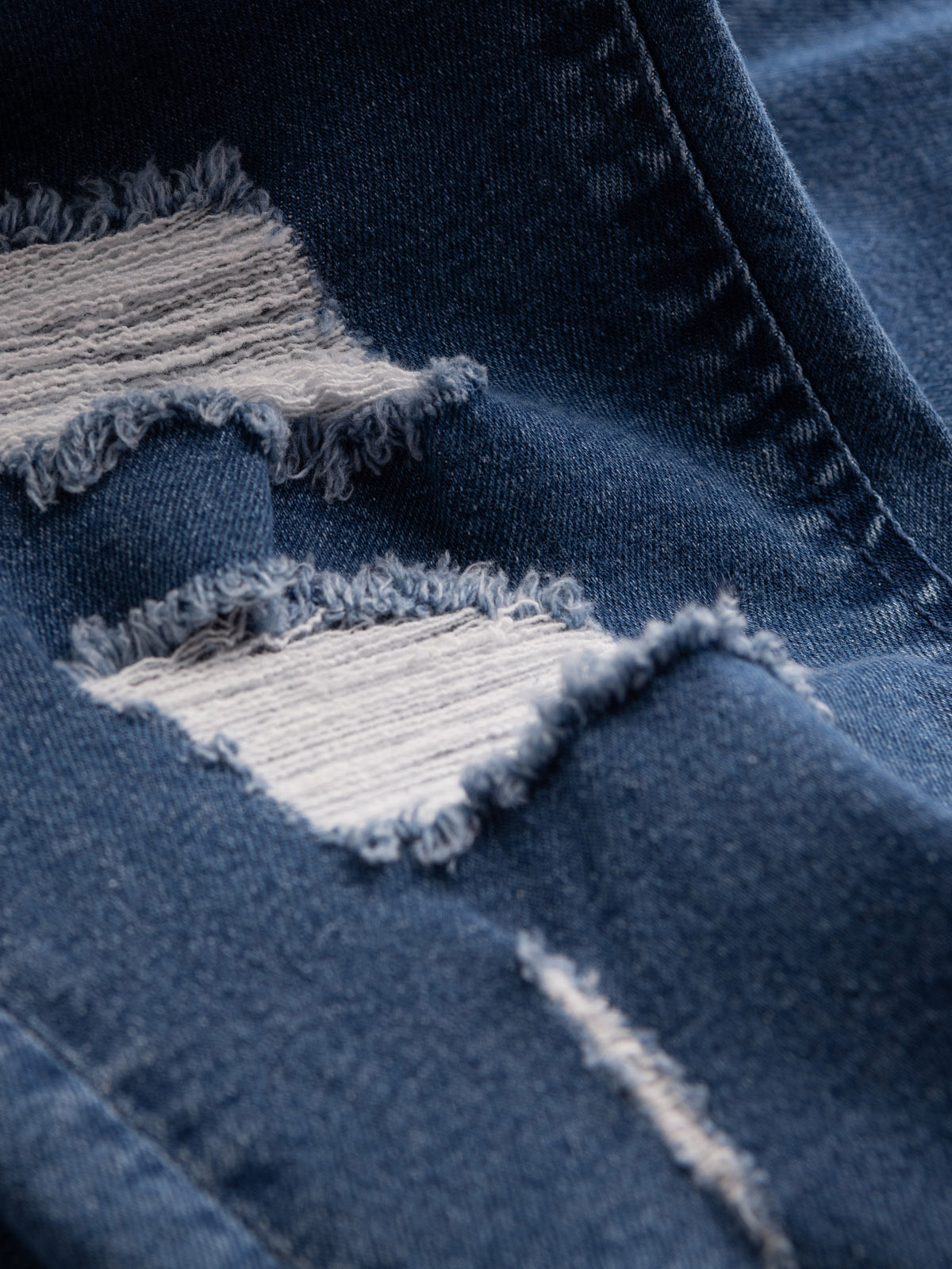 Ombre Clothing meeste teksapüksid rebenenud detailidega - Image 16