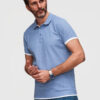 Ombre Clothing meeste puuvillane polosärk kontrastsete detailidega - Thumbnail Image 8