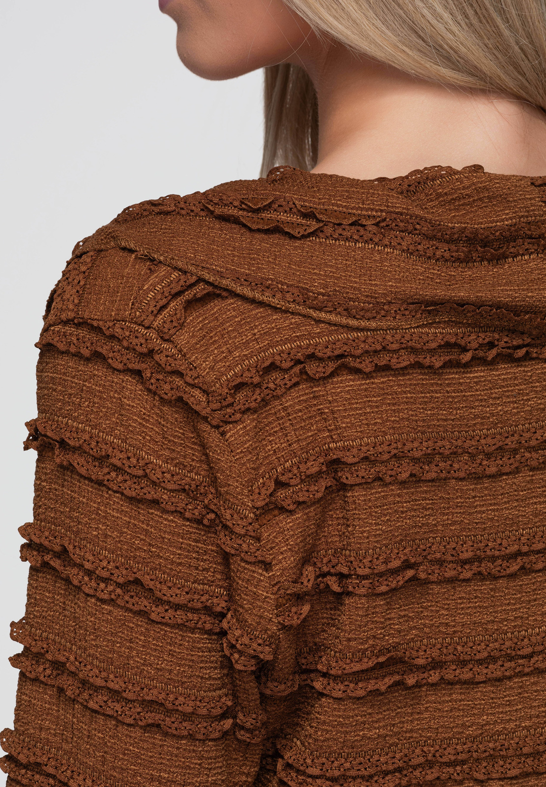 Pikkade varrukate ja paelkinnitusega naiste pluus Ombre Clothing - Image 17