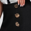 Naiste seelik-püksid kõrge vöökoha ja dekoratiivsete nööpidega Ombre Clothing - Thumbnail Image 7