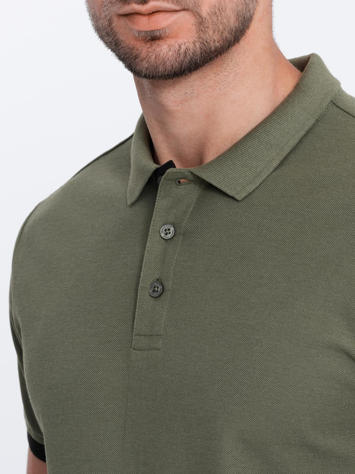 Meeste puuvillane polosärk Ombre Clothing - Image 119