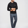 Ombre Clothing meeste pika varrukaga puuvillane särk - Thumbnail Image 19