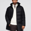 Ombre Clothing meeste kapuutsiga tepitud pikem jope - Thumbnail Image 2