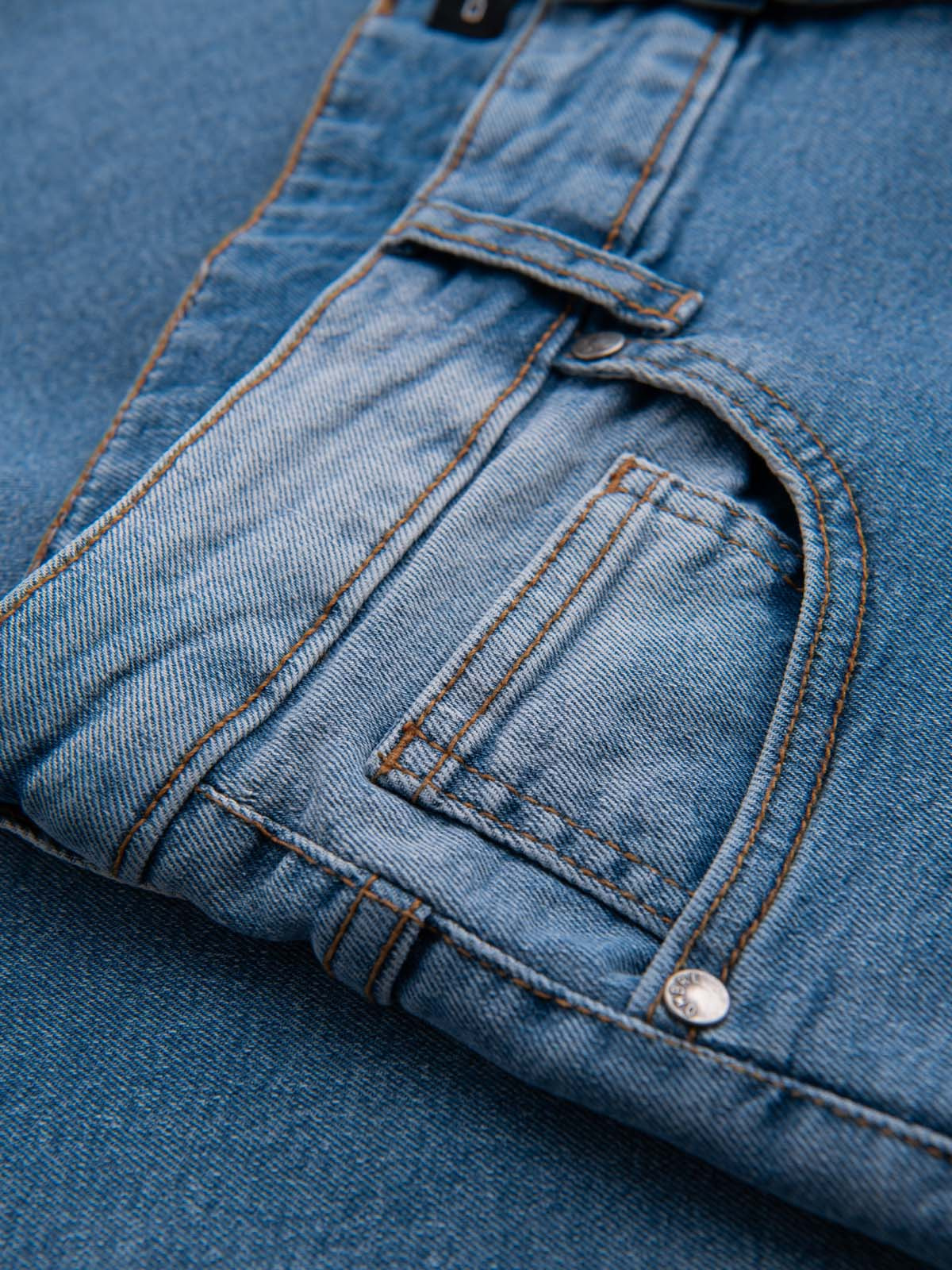 Ombre Clothing meeste teksapüksid kulutatud detailidega - Image 9