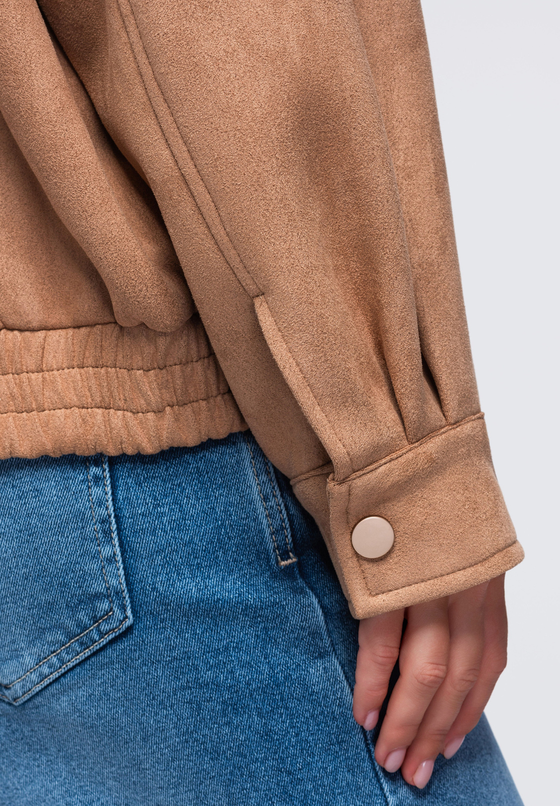 Naiste lühike vaba lõikega jakk Ombre Clothing - Image 5
