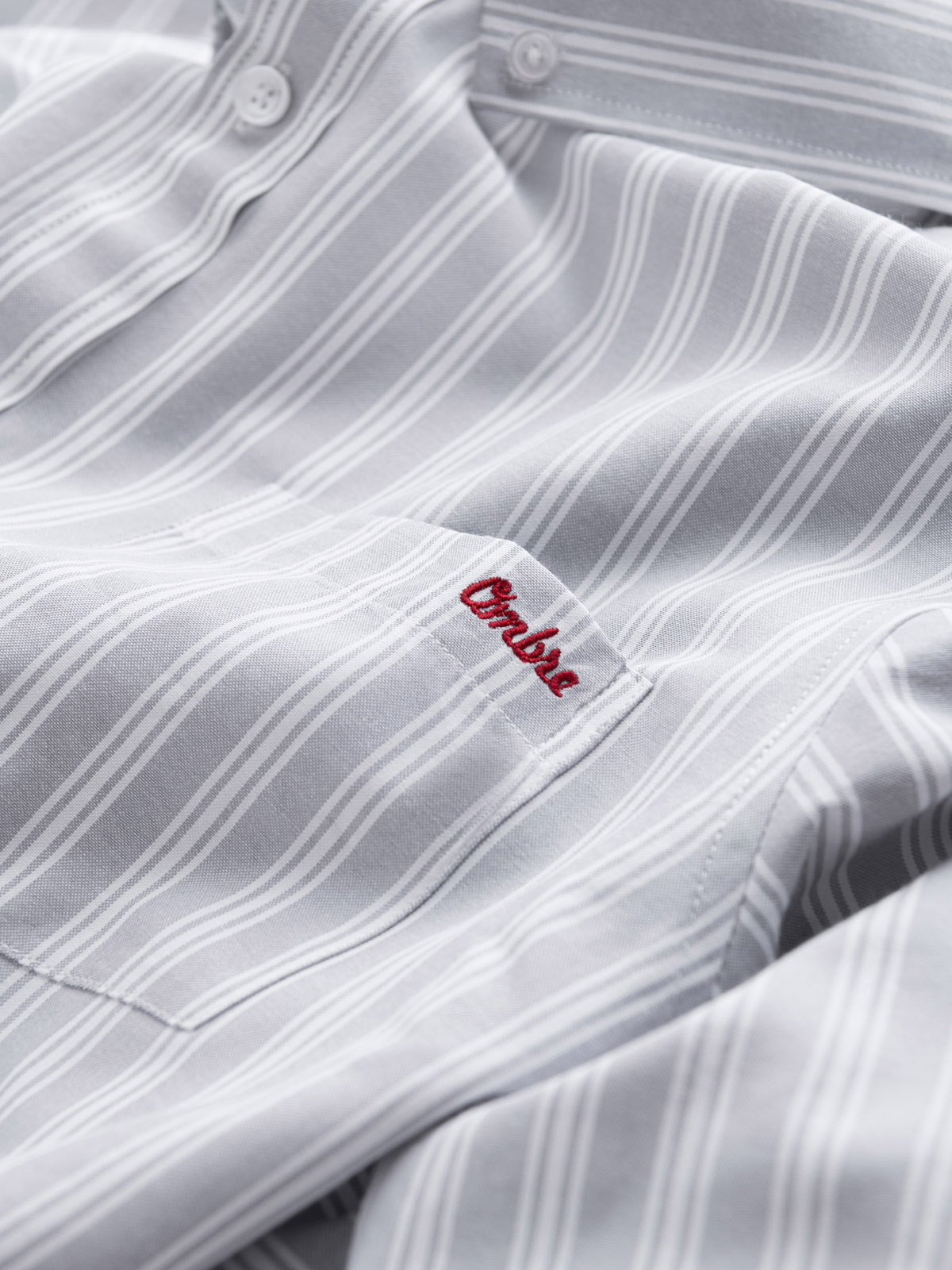 Meeste triibuline pikkade käistega triiksärk Ombre Clothing - Image 8