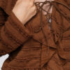 Pikkade varrukate ja paelkinnitusega naiste pluus Ombre Clothing - Thumbnail Image 15