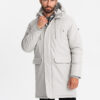 Ombre Clothing meeste kapuutsiga talveparka - Thumbnail Image 4