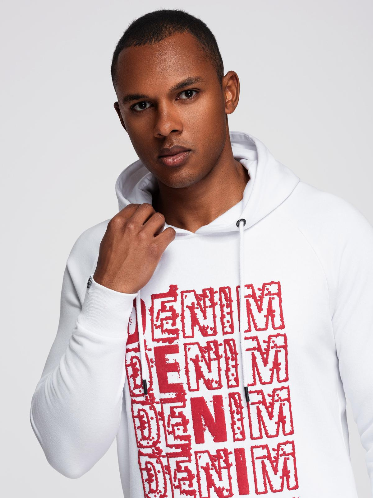 Ombre Clothing meeste kapuutsiga dressipluus trükisega - Image 2