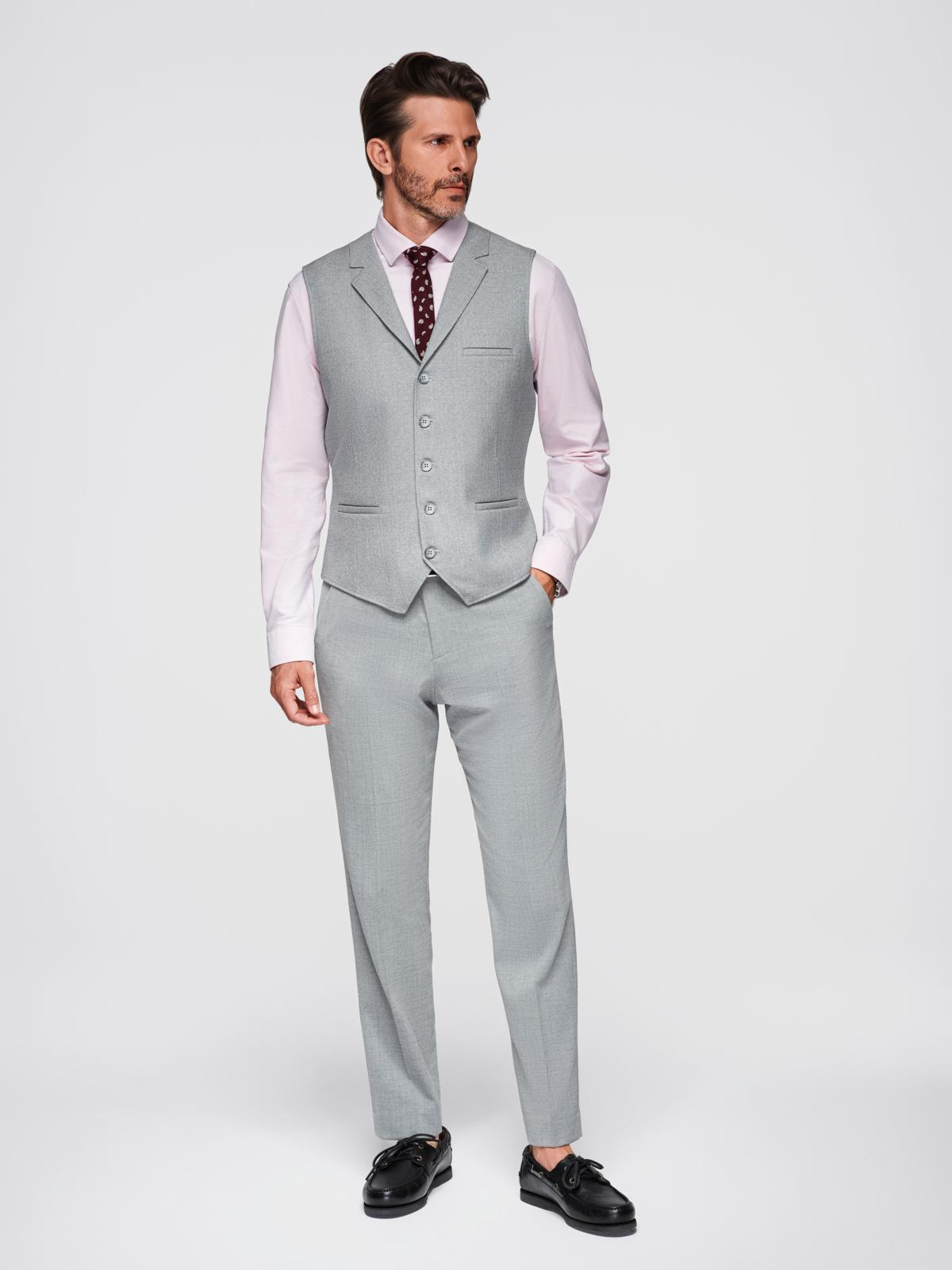 Ombre Clothing meeste reväärkraega ülikonnavest - Image 4