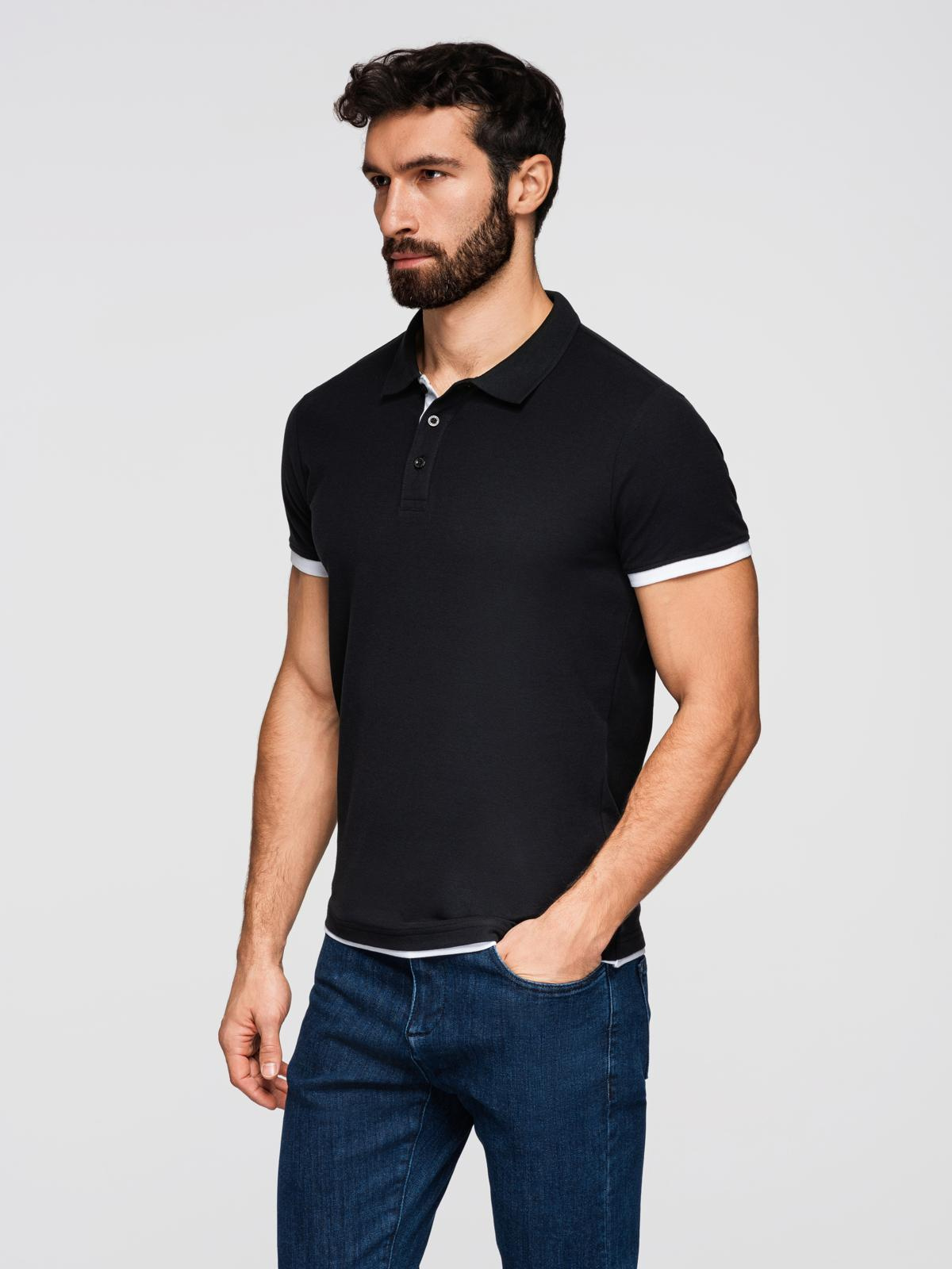 Meeste puuvillane polosärk Ombre Clothing - Image 97