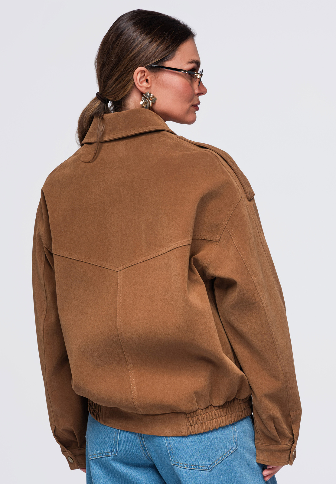 Lühike vaba lõikega naiste jakk Ombre Clothing - Image 3