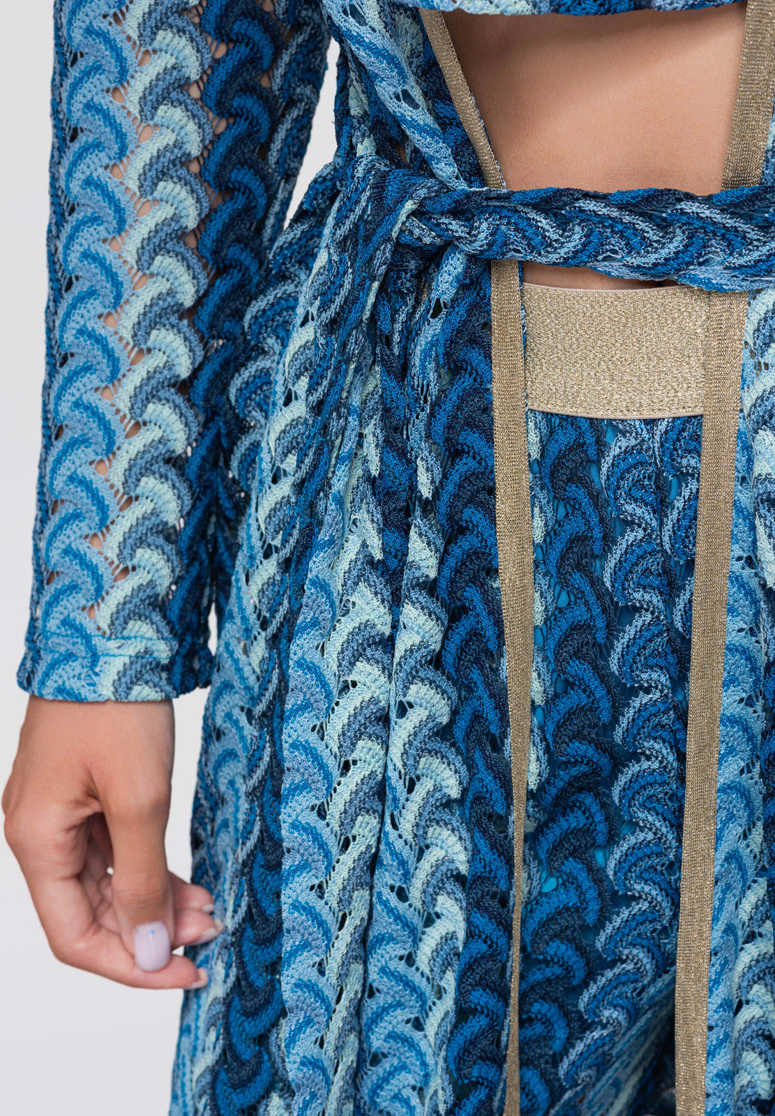 Ombre Clothing naiste pikk ažuurne kardigan - Image 12