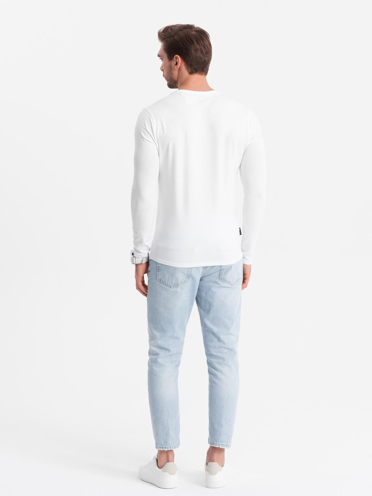 meeste t-särk - Valge - Image 22