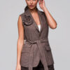 naiste bleiser - pruun - Thumbnail Image 4