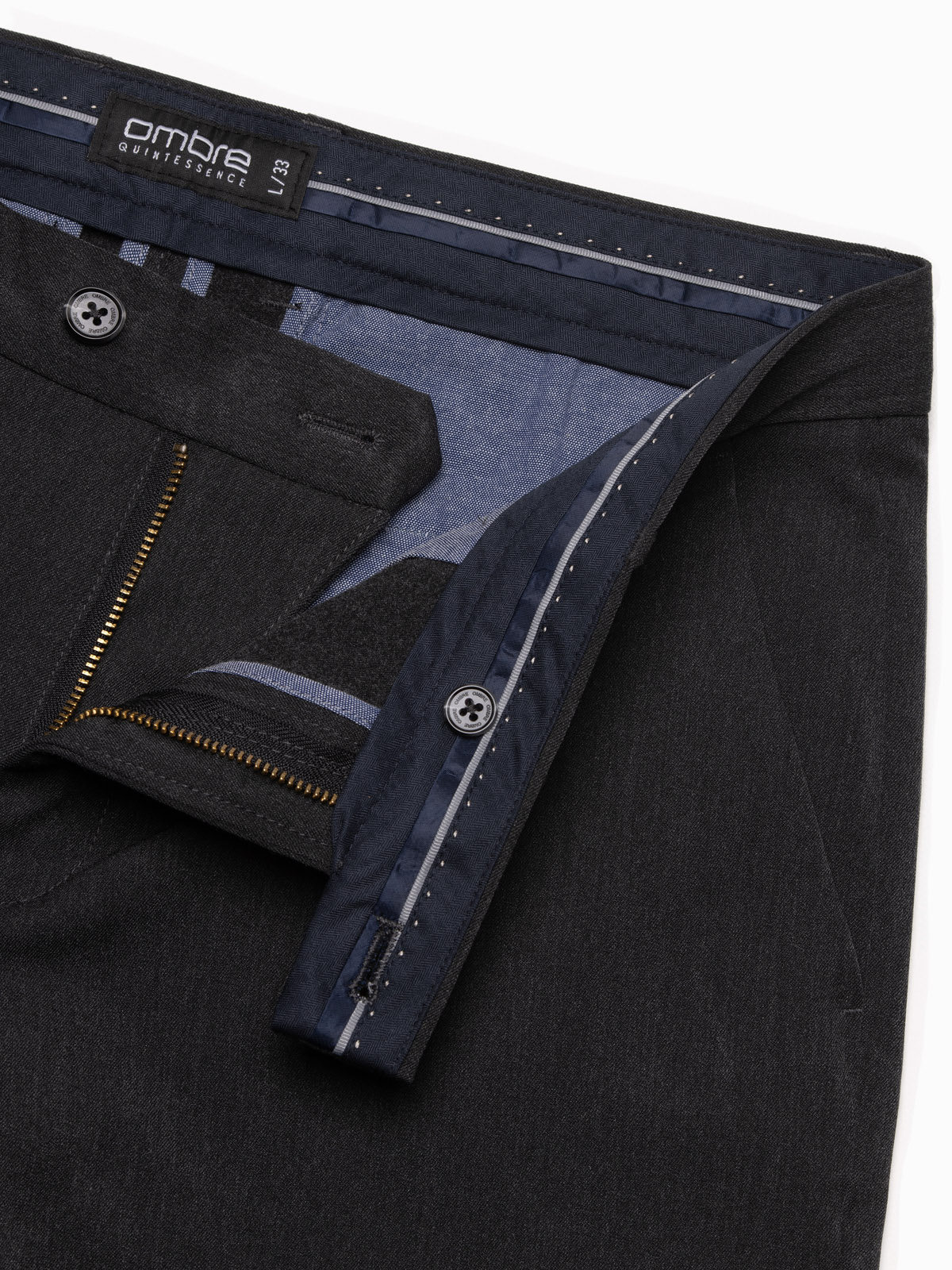 elegantsed klassikalise lõikega meeste chino püksid - helehall v1 om-pacp-0191 - Image 17