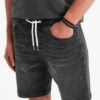 Ombre Clothing meeste teksalühikesed püksid nööriga vöökohaga - Thumbnail Image 32