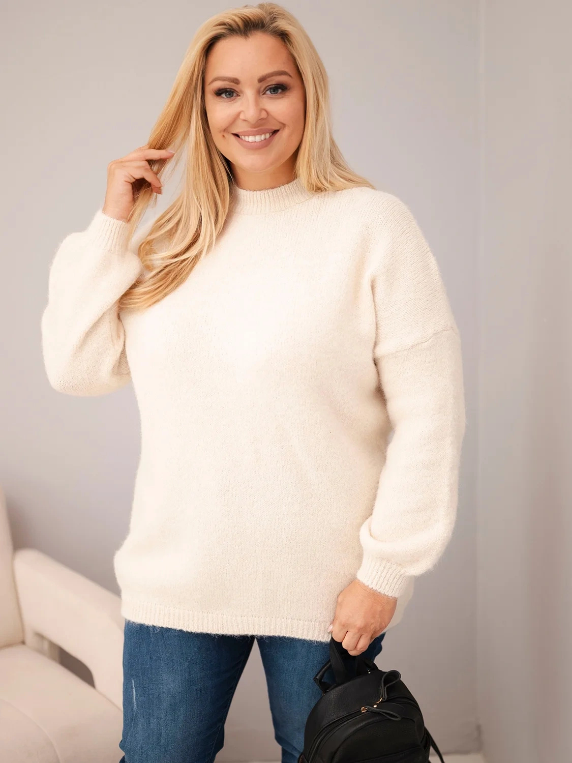 Avara lõikega naiste kampsun Kesi Plus Size - Image 5