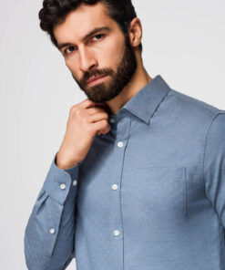 Ombre Clothing meeste pikkade käistega triiksärk