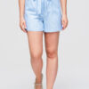 Ombre Clothing naiste lühikesed püksid seotava vööga - Thumbnail Image 1