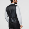 Kalasabamustriga meeste vest - Thumbnail Image 11