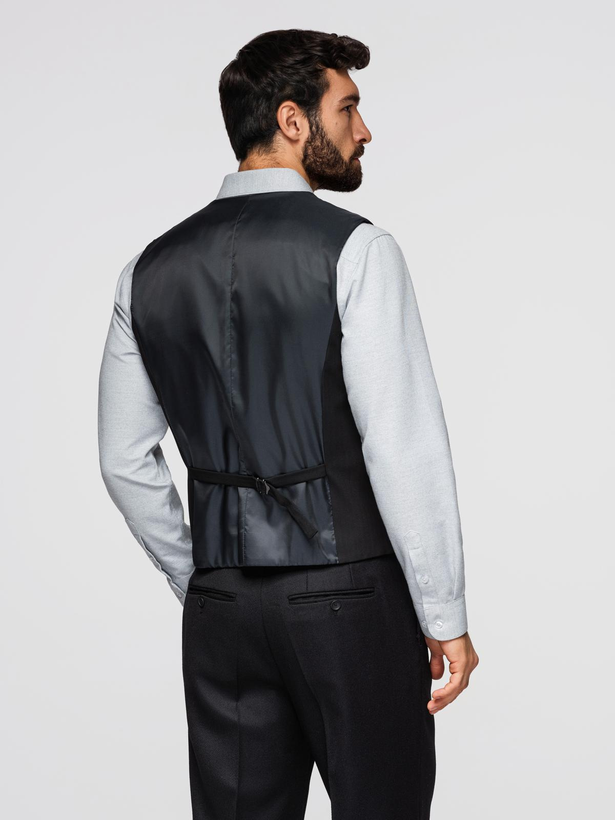 Kalasabamustriga meeste vest - Image 11