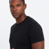 Meeste puuvillane T-särk kontrastse geomeetrilise trükiga Ombre Clothing - Thumbnail Image 3