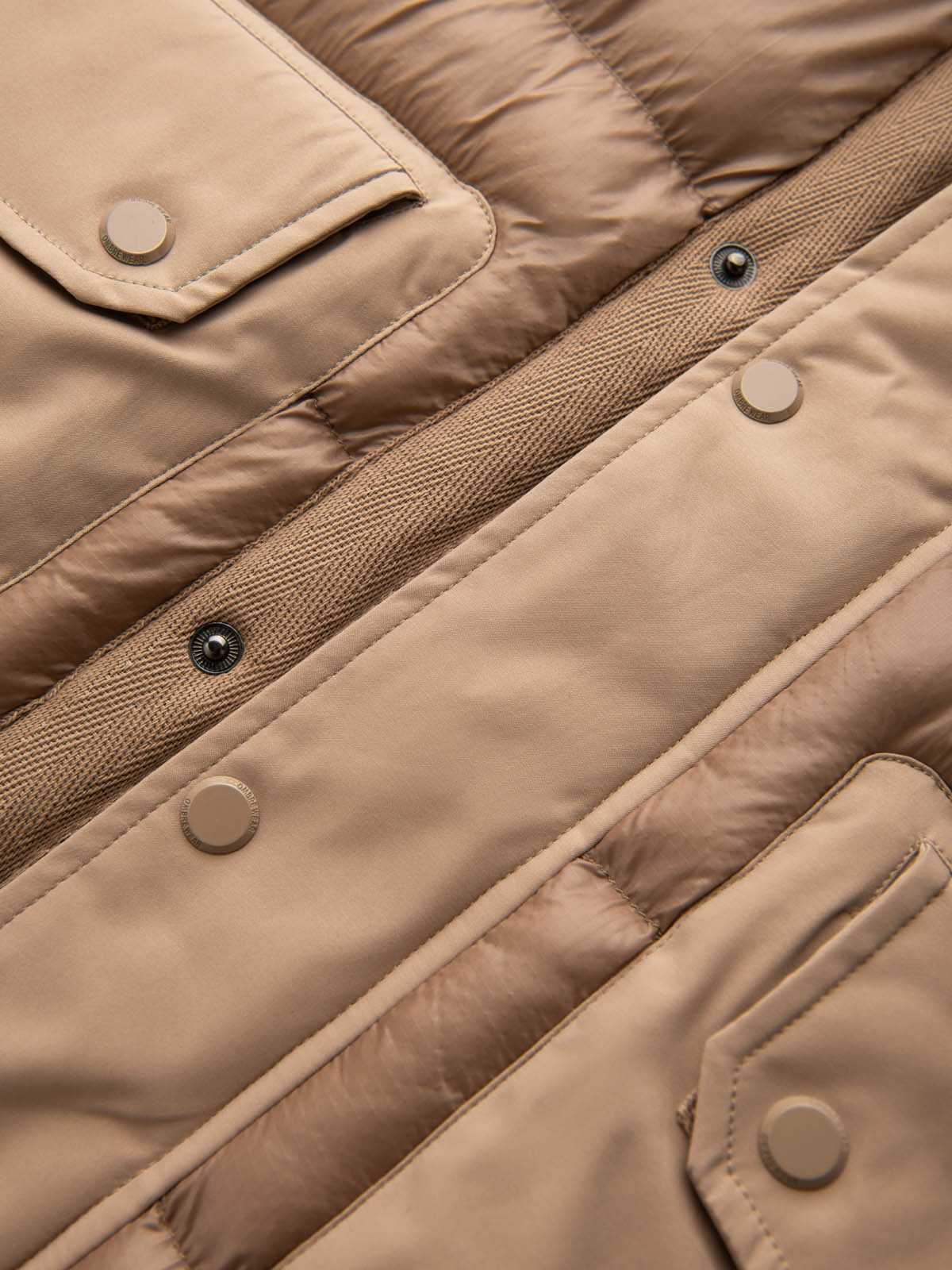 Meeste pikem tepitud talvejope kapuutsiga Ombre Clothing - Image 16