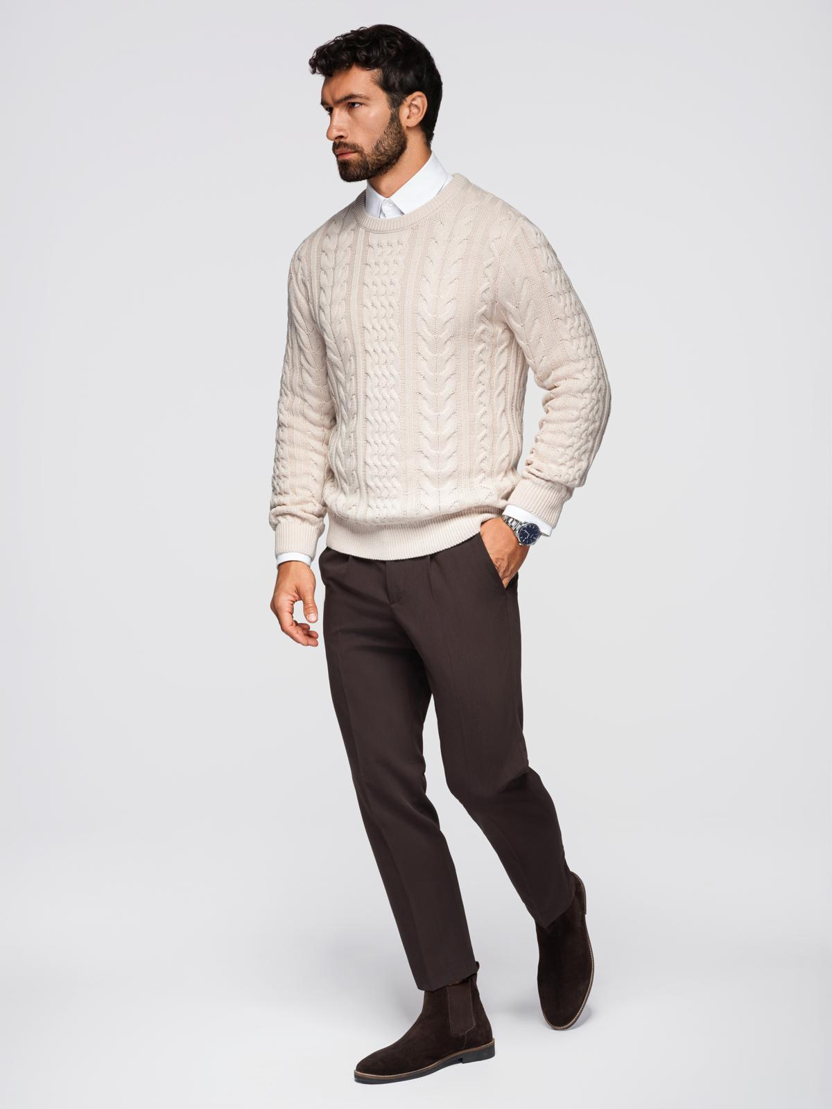 Meeste palmikkoes kampsun Ombre Clothing - Image 5