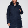 Ombre Clothing meeste kapuutsiga pikem jope - Thumbnail Image 14
