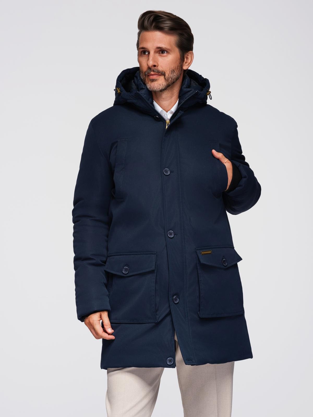 Ombre Clothing meeste kapuutsiga pikem jope - Image 14