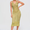 Ombre Clothing kootud ažuurne midikleit - Thumbnail Image 12