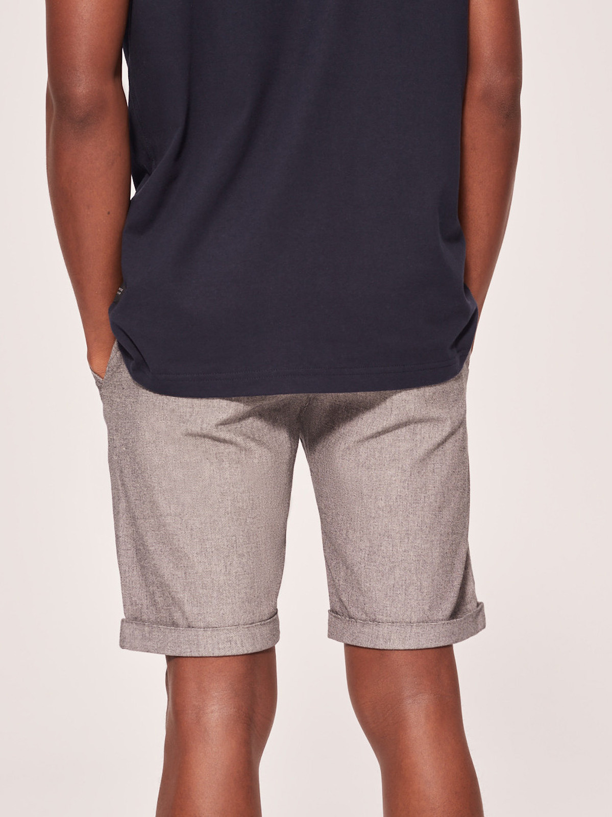 meeste lühikesed püksid prem shorts w426 - hall melanž - Image 5