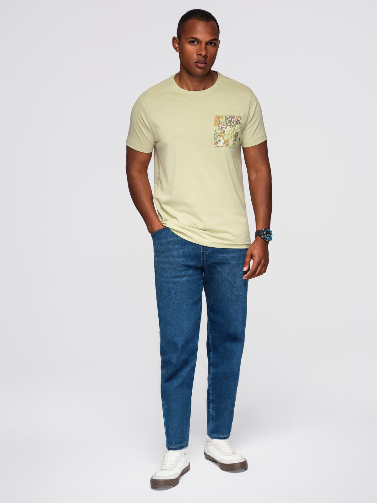 Meeste T-särk rinnataskuga Ombre Clothing - Image 9