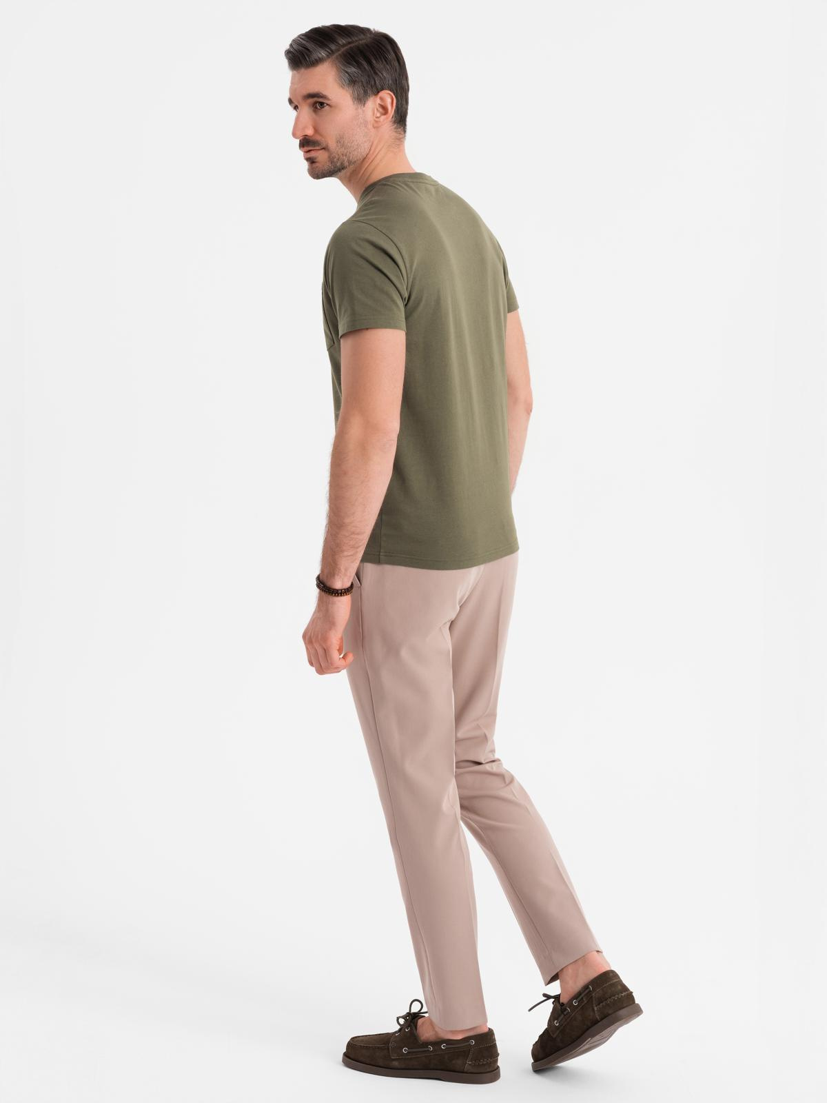 Meeste puuvillane Henley T-särk rinnataskuga Ombre Clothing - Image 13