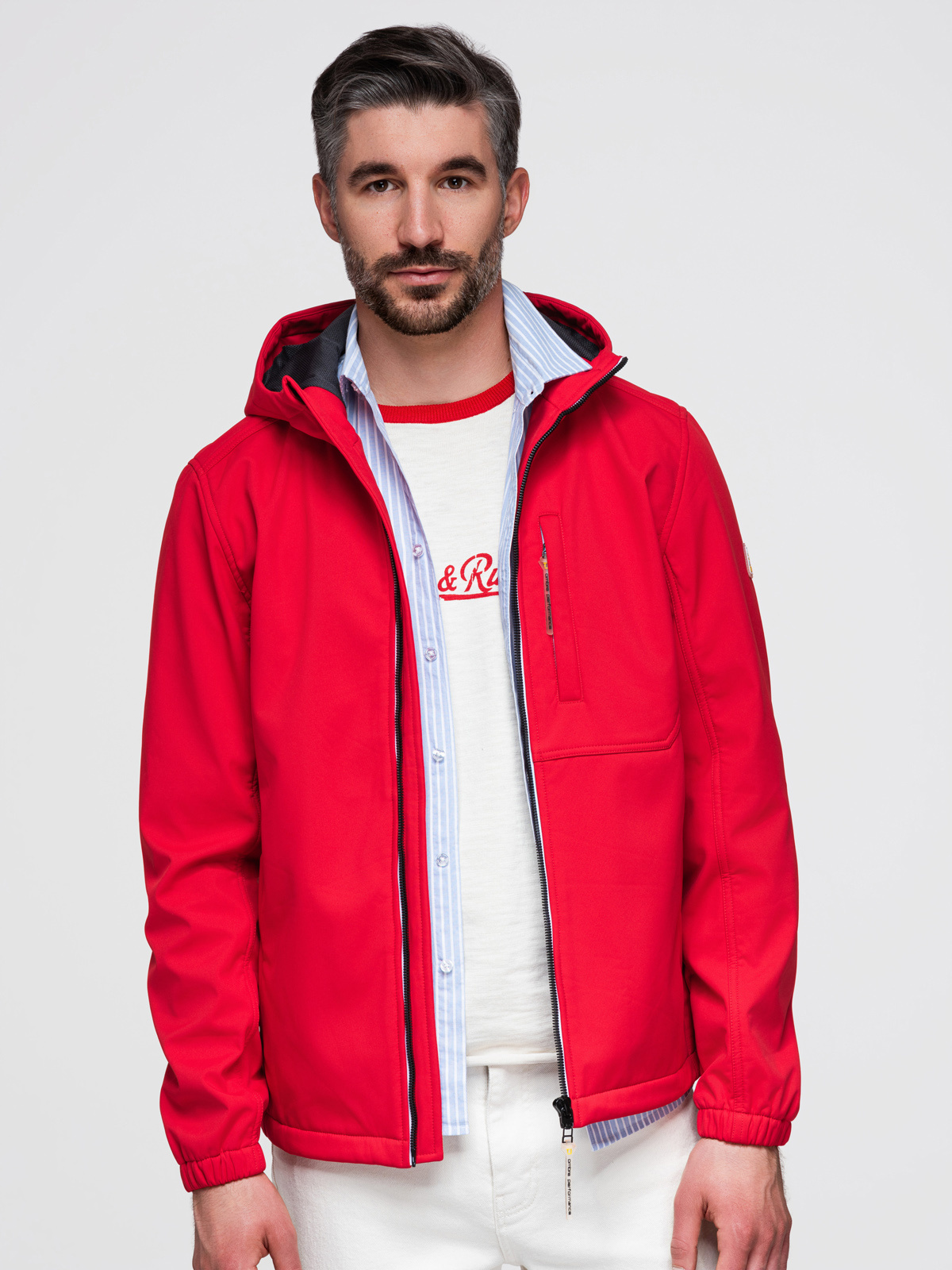 Meeste softshell-jakk Ombre kapuutsiga - Image 31